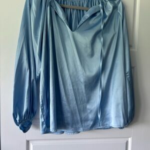 Elegant Blue Women's Top